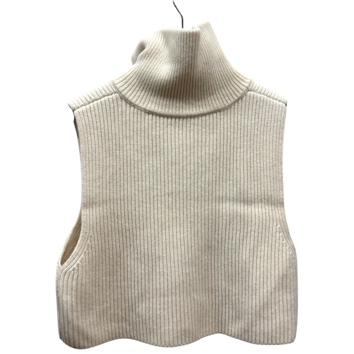 トゥデイフル　ベスト　アイボリー TODAYFUL(トゥデイフル) Halfzip Knit Vestニットベスト12320509