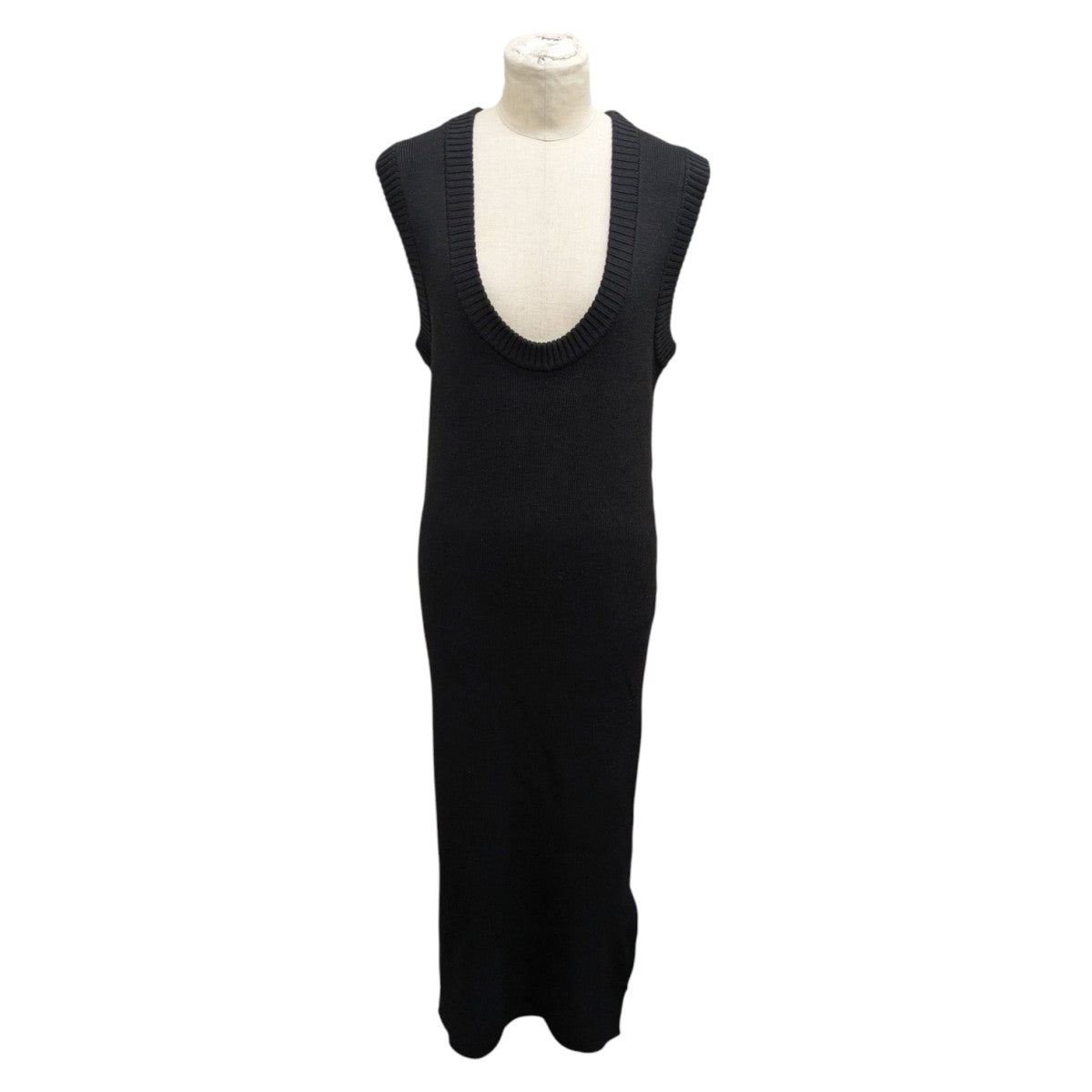 24AWUneck Knit Dressノースリーブワンピース12420312