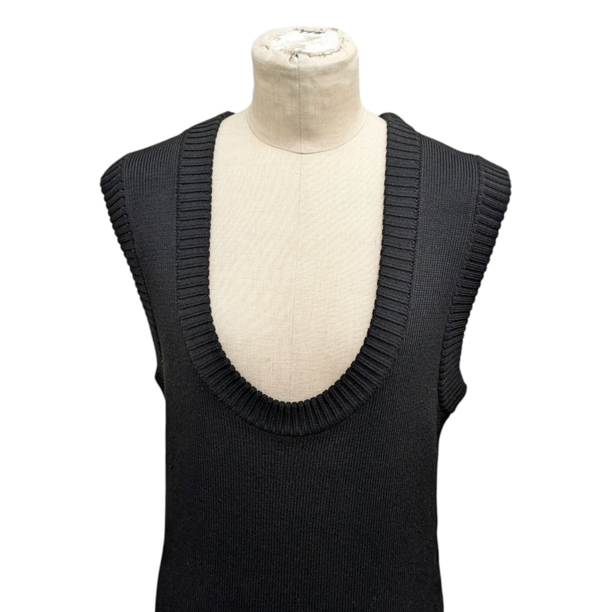 24AWUneck Knit Dressノースリーブワンピース12420312