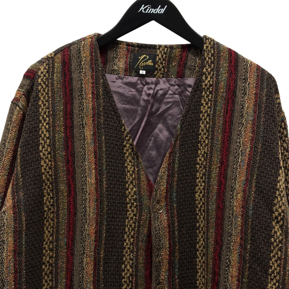 トップス Needles Cardigan Jacket Needles(ニードルズ) Cardigan Jacket W AC N Multiノーカラー