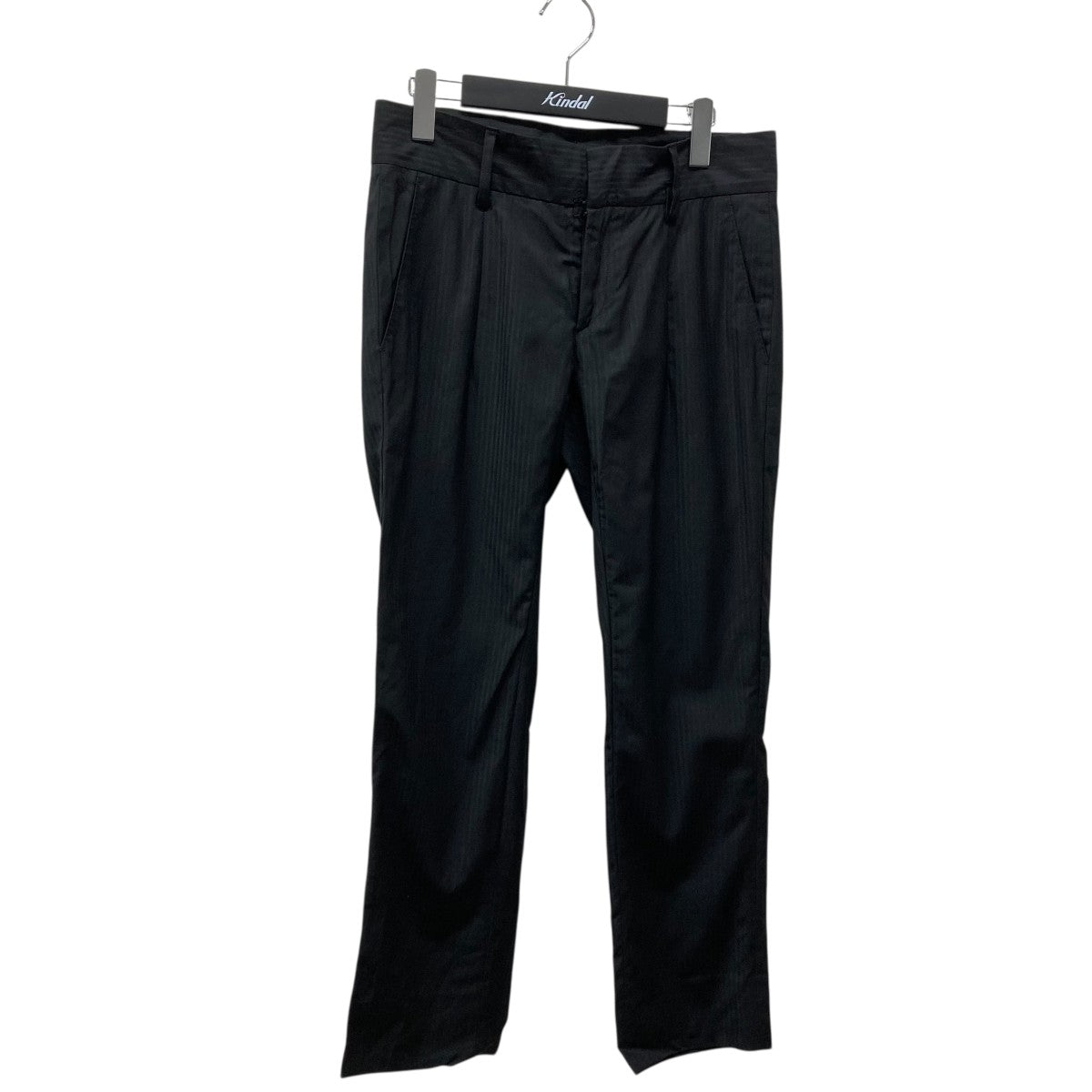 Dior homme ディオール スラックス 光沢 黒 パンツ 44 06AW