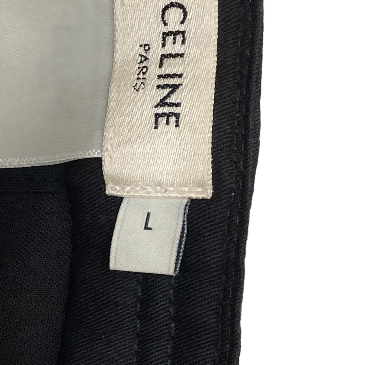 CELINEダークグレー ロゴ刺繍 ベースボールキャップS CELINEダークグレー ロゴ刺繍 ベースボールキャップS