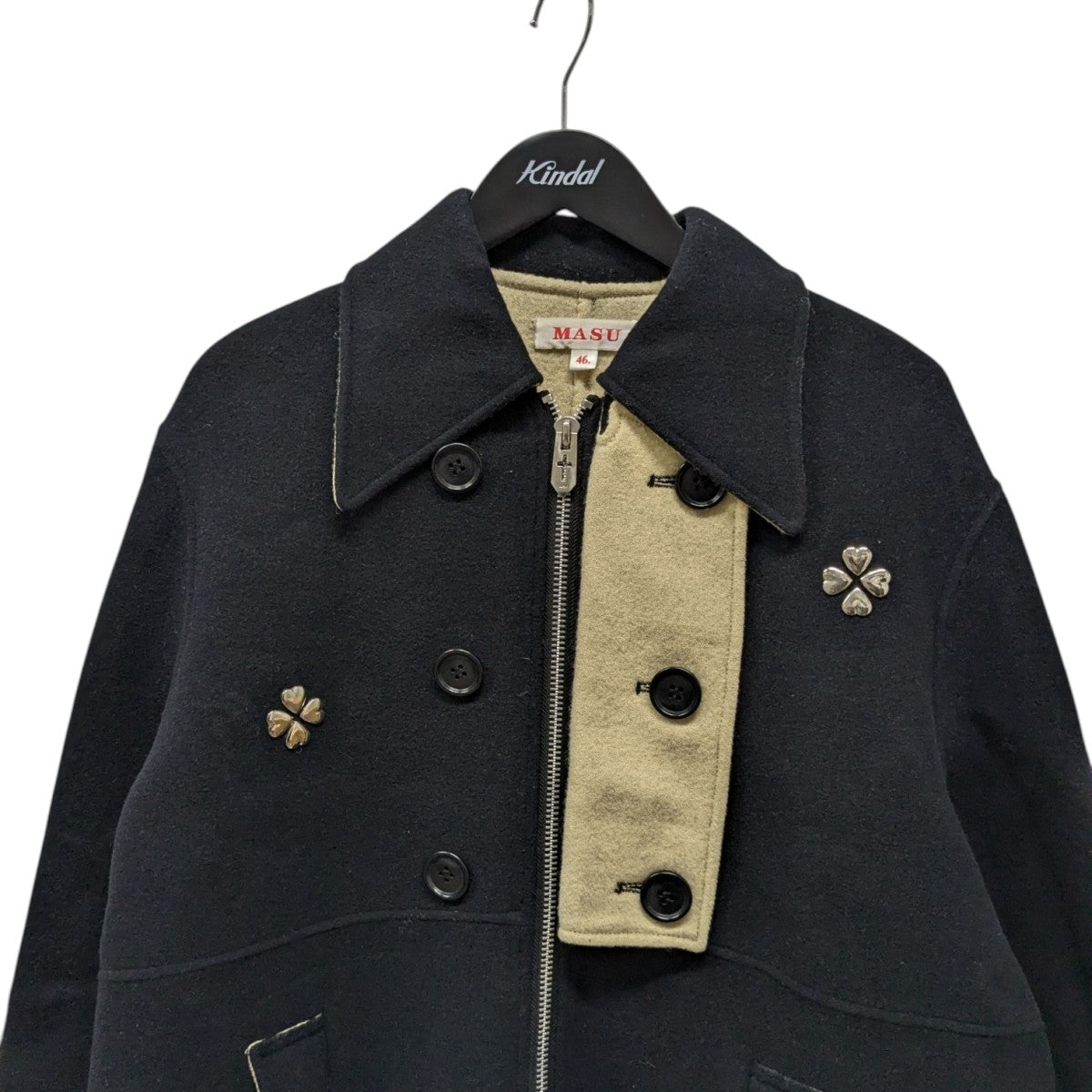 MASU(エムエーエスユー) ZIP-UP CLOVER STUDS COATコートMCFW-CT0121