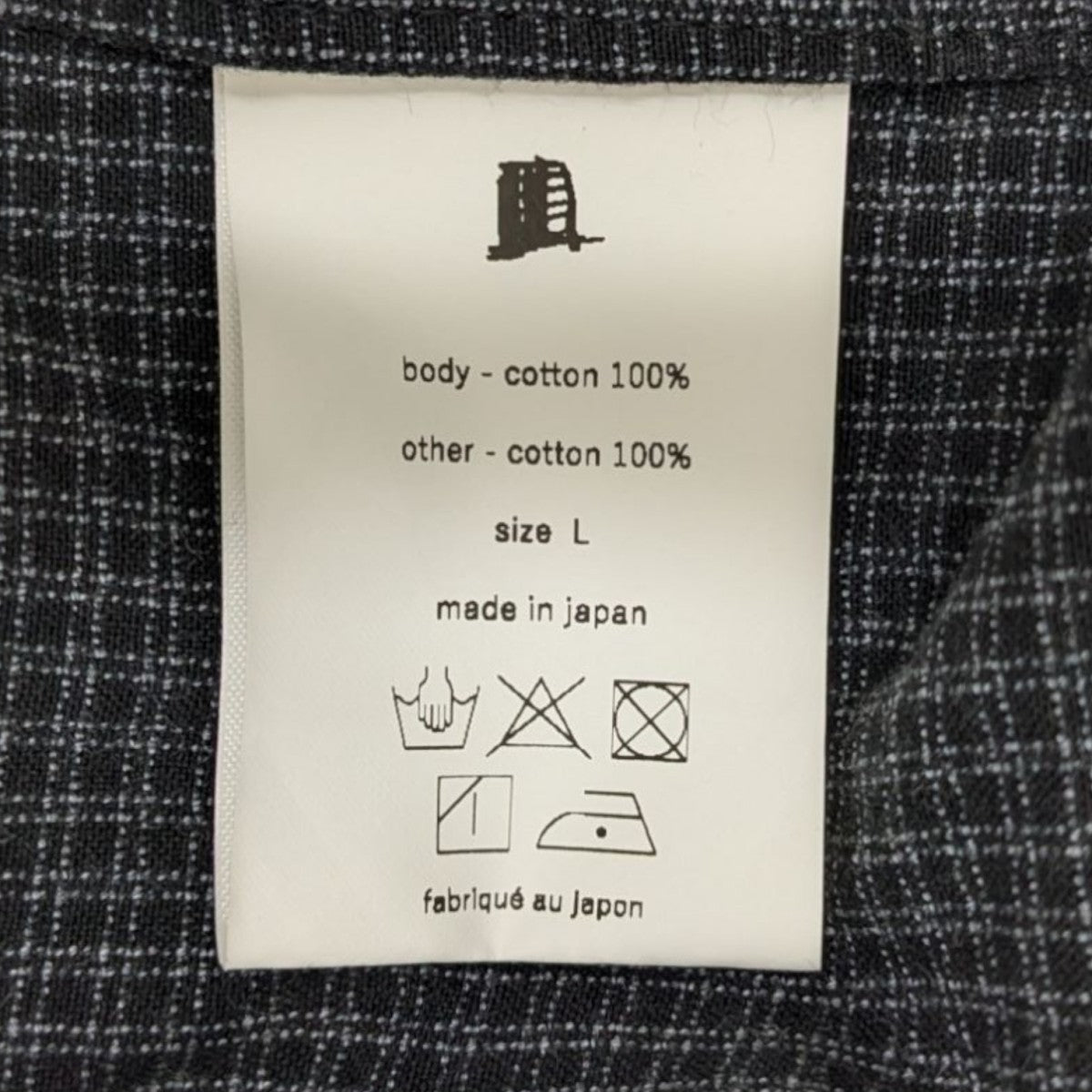 YOKOSAKAMOTO(ヨーコサカモト) チェック長袖シャツYS-22SS-14 YS