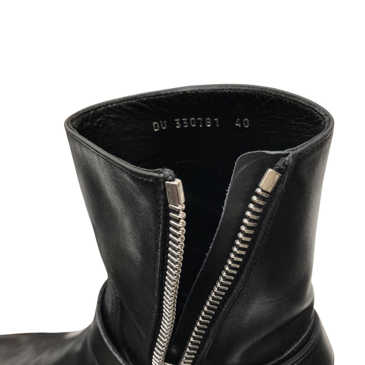 SAINT LAURENT ブラック レザー ブーツ 40 SAINT LAURENT/サンローラン_men通販 | クラシック ワイアット40