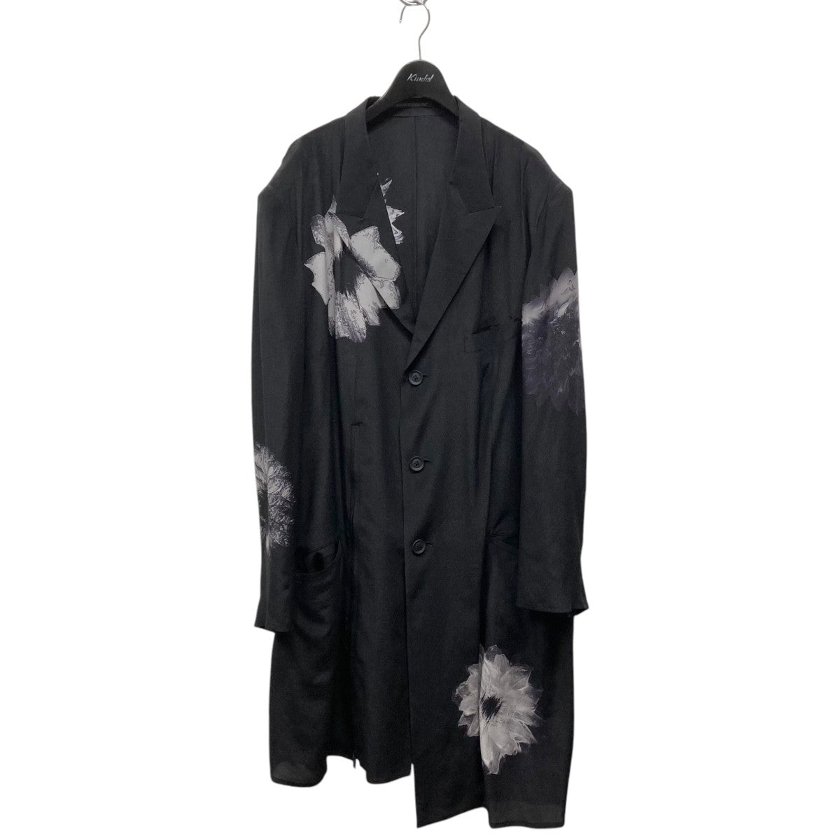 【2024年】高評価レビューアイテム特集 YOHJI YAMAMOTO(ヨウジヤマモト) WHITE FLOWER PRINT SLIT ジャケット・アウター