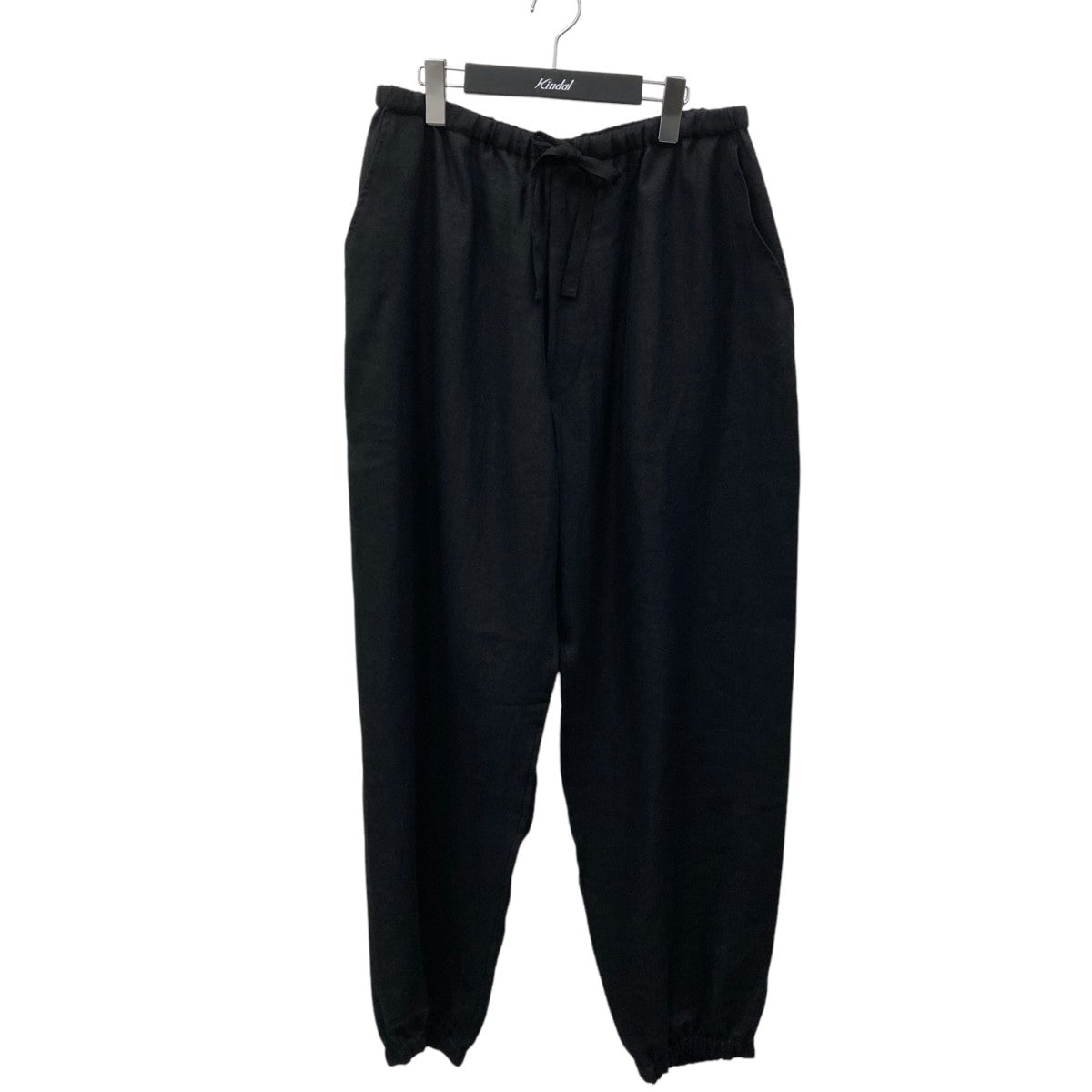25ss 未使用 コモリ カナパ ドローストリング パンツ ブラック サイズ 2 COMOLI(コモリ) / カナパ ドローストリングパンツ 25SS | 商品