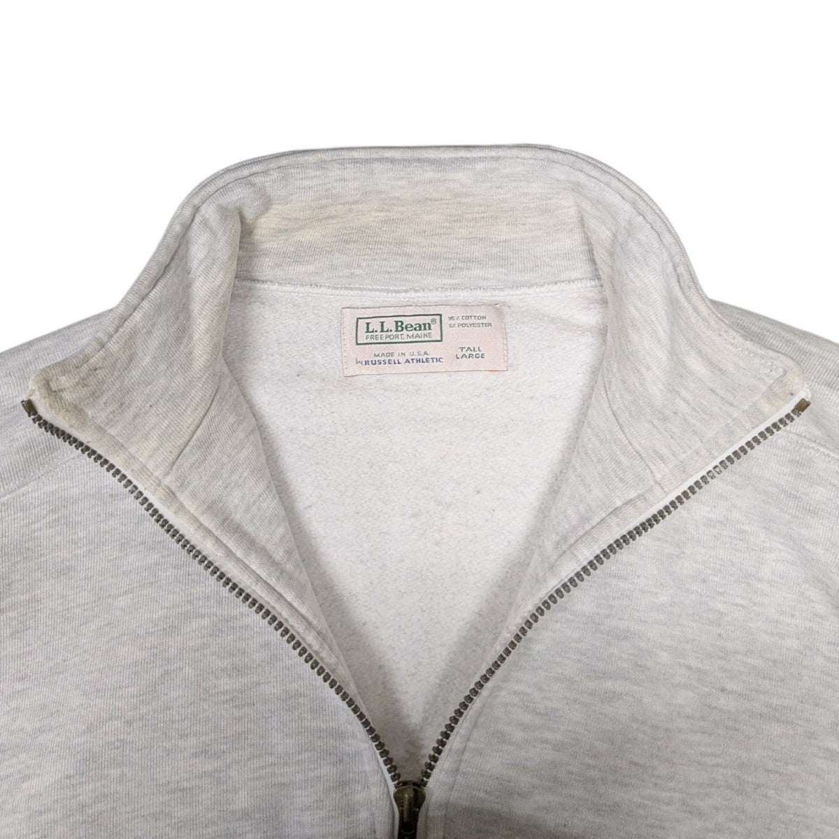 L．L．Bean×RUSSELL ATHLETIC 90年代 USA製ハーフジップ