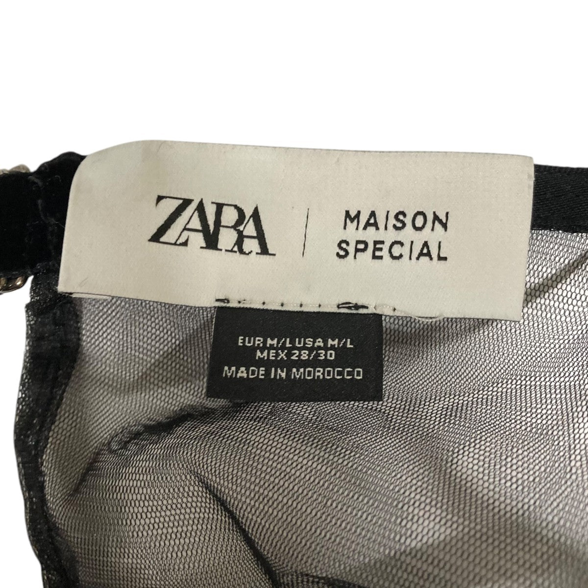 ZARA×MAISON SPECIAL チュールワンピース ブラック サイズ M/L