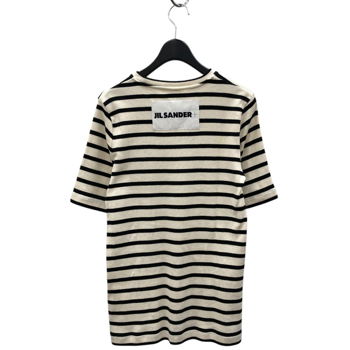 JIL SANDER+(ジルサンダープラス) バックロゴ半袖ボーダー JIL SANDER+(ジルサンダープラス) バックロゴ半袖ボーダー