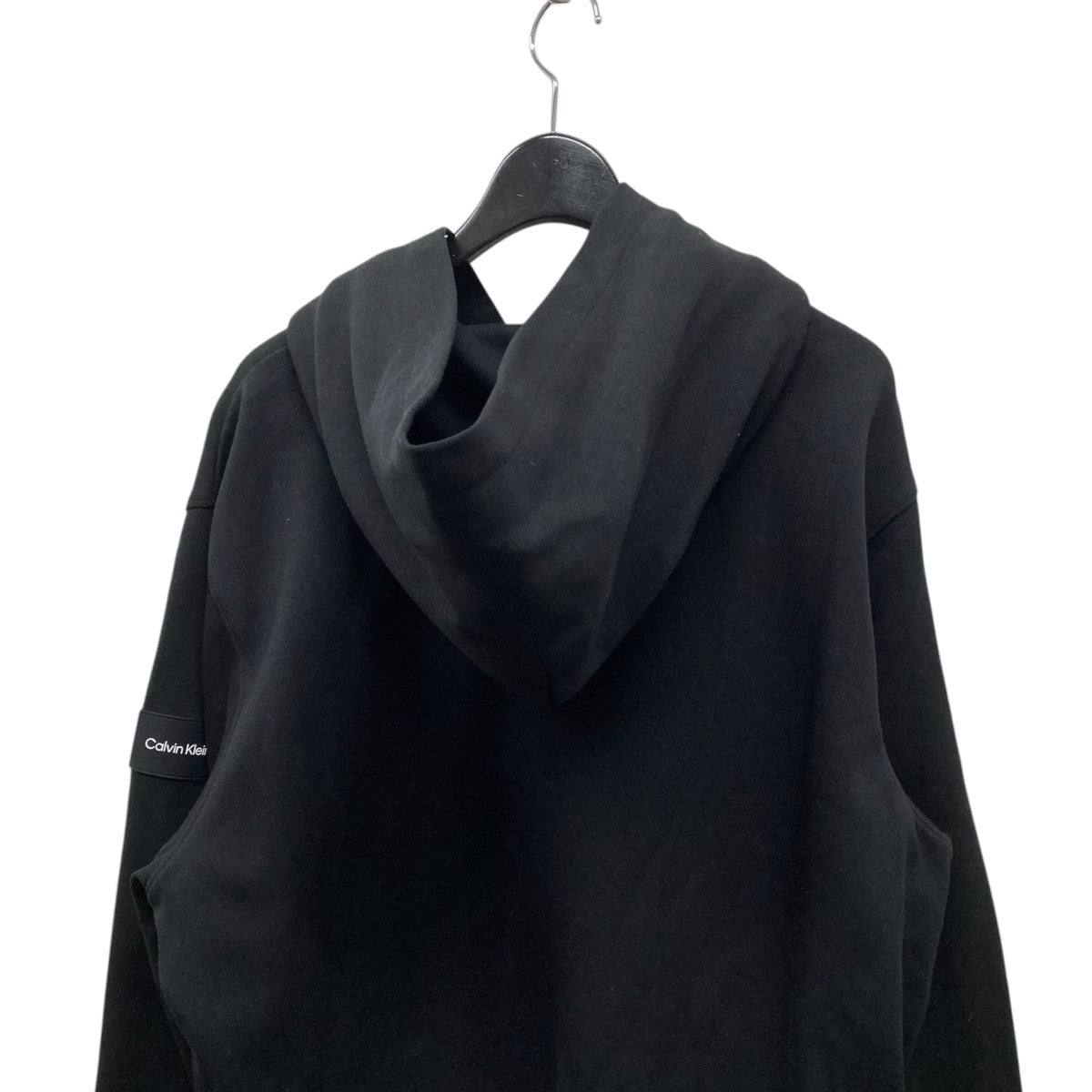 【新品】カルバンクライン プルオーバー パーカー ブラック L Calvin Klein カルバンクライン パーカー プルオーバーパーカー