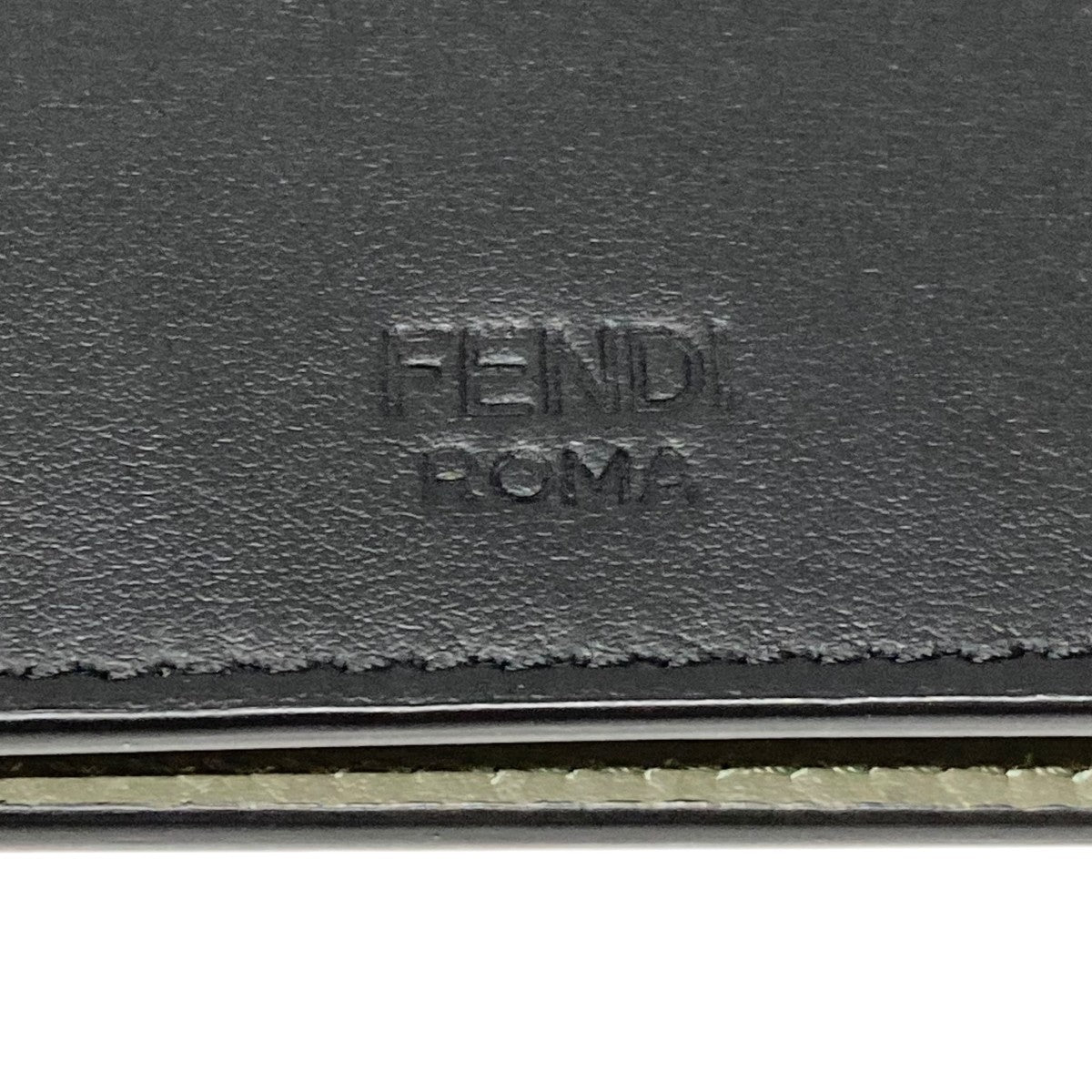 即納！最大半額！ robot FENDI(フェンディ) face財布03229241 ブラック 03229241 小物