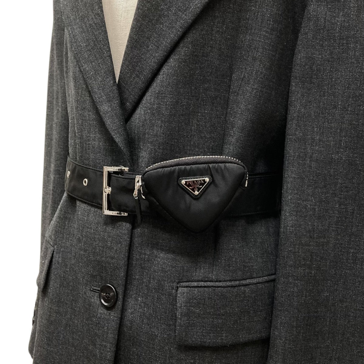 PRADA テーラードジャケットP580NH 古着・中古-4枚目のアイテム画像