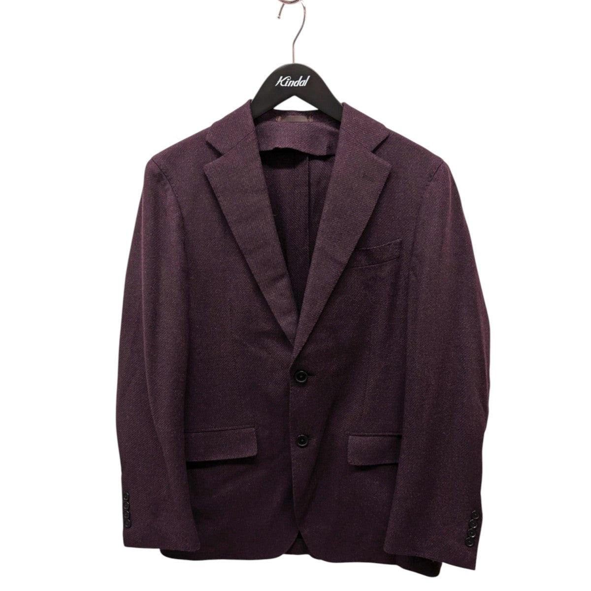 ウールカシミヤ シングルブレステッド 2Bジャケット ZEGNA TROFEO CASHMERE 61-07-45-07102