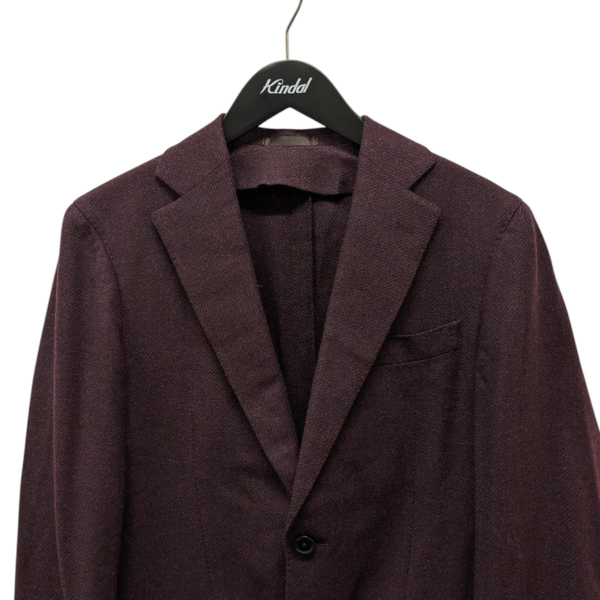 ウールカシミヤ シングルブレステッド 2Bジャケット ZEGNA TROFEO CASHMERE 61-07-45-07102