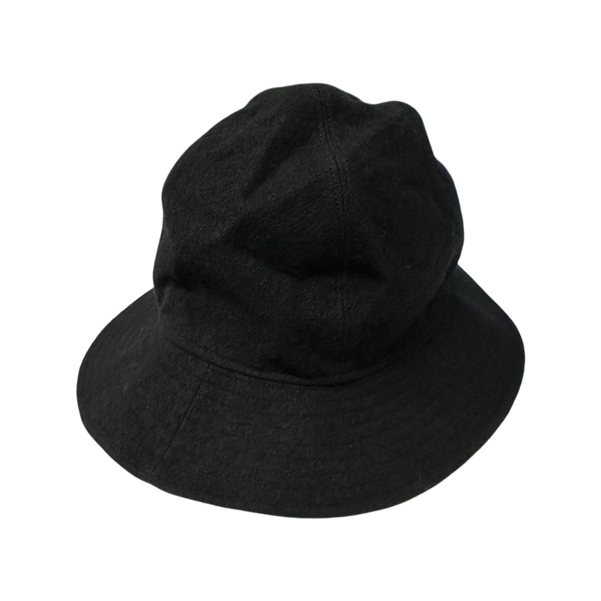 yohji yamamoto POUR HOMME黒 ツバワイヤー入り ハット yohji yamamoto POUR HOMME黒 ツバワイヤー入り ハット