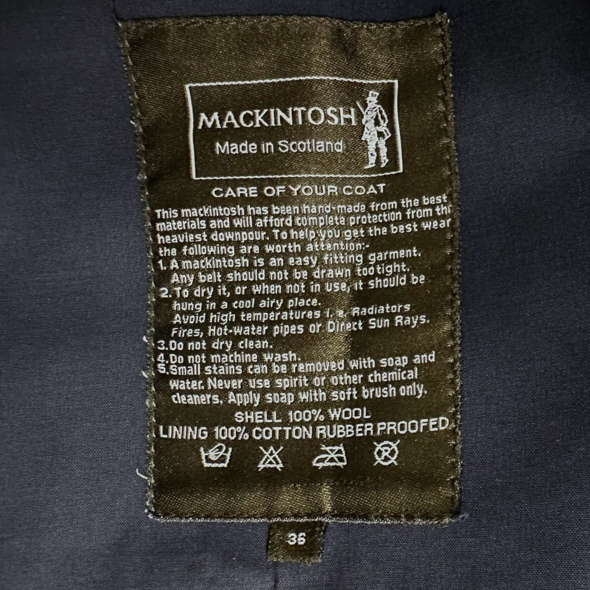 MACKINTOSH(マッキントッシュ) ゴム引きダッフルコート IE-WEIR IE