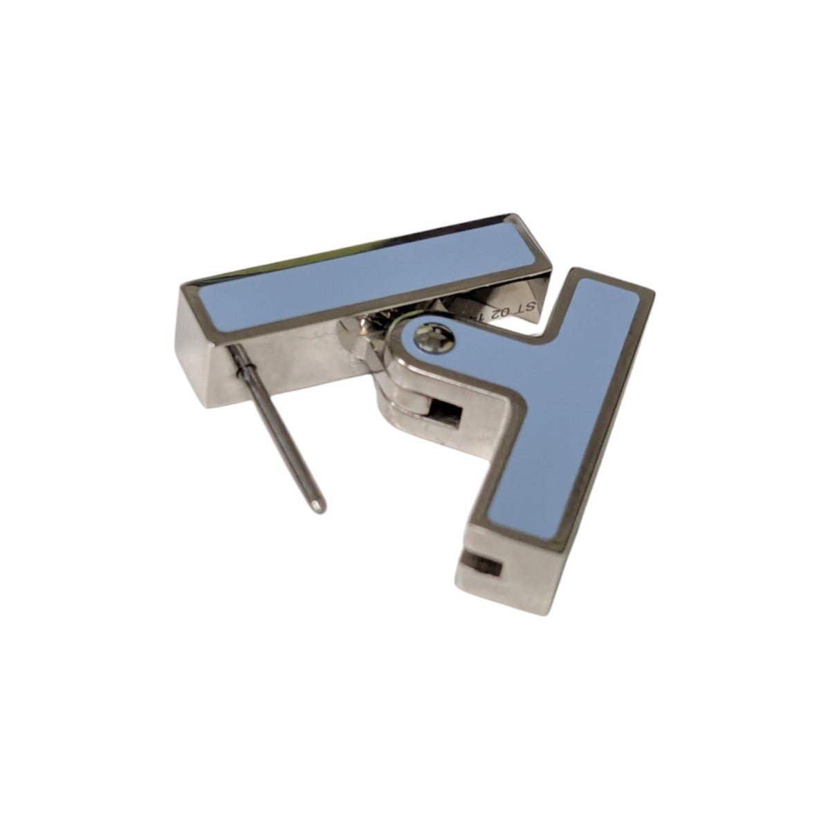 ❤未使用品❤ハバスキュール片耳ピアス ノワールｘSV エルメス イヤリングにも ❤未使用品❤ハバスキュール片耳ピアス ノワールxSV エルメス