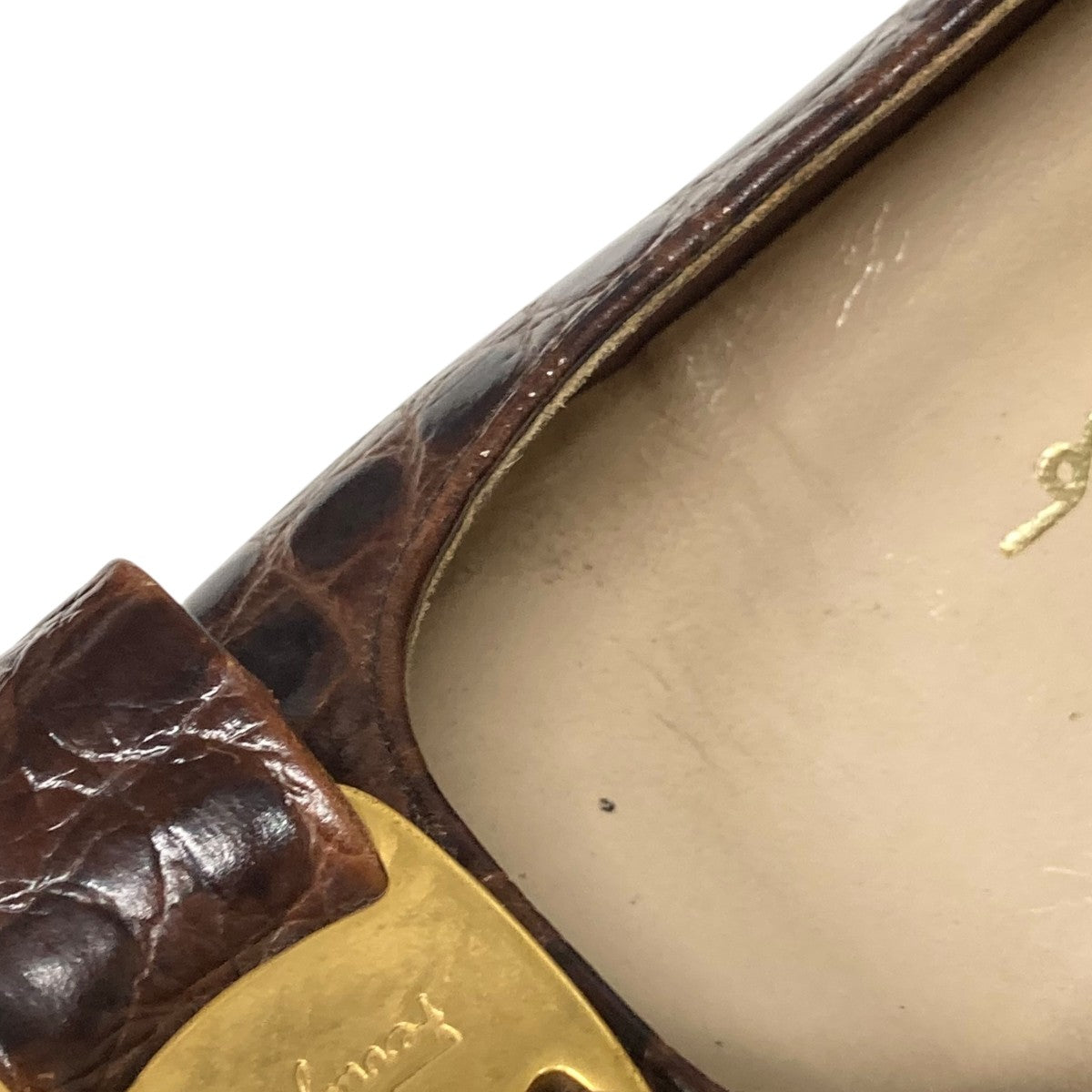 Salvatore Ferragamo ヒールパンプスDR 30668 338 古着・中古-7枚目のアイテム画像