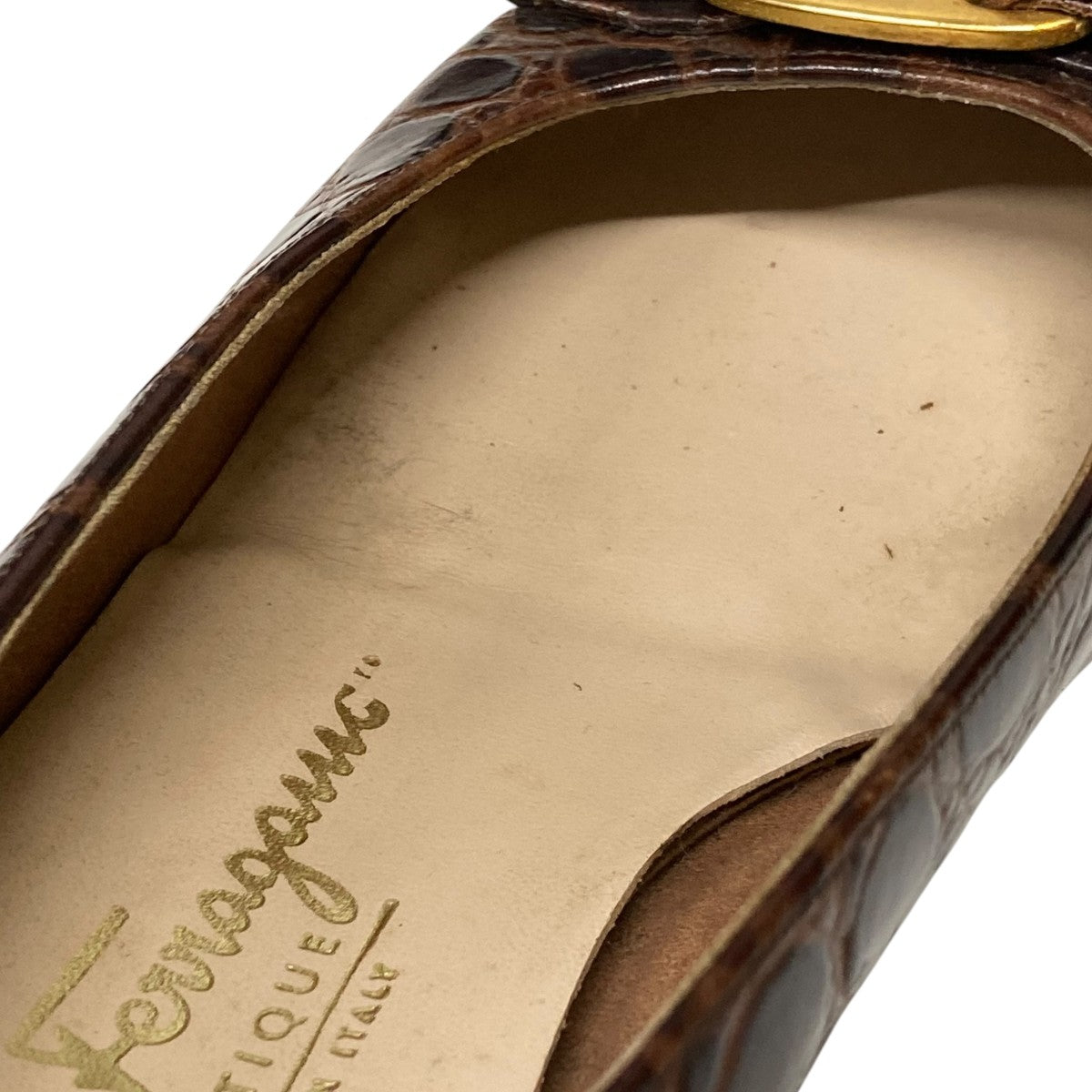 Salvatore Ferragamo ヒールパンプスDR 30668 338 古着・中古-9枚目のアイテム画像