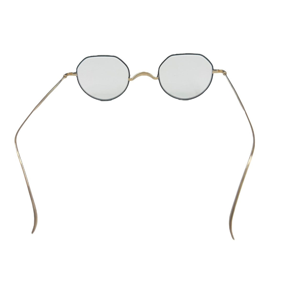 金子眼鏡(カネコメガネ) 眼鏡KV-71 KV-71 ブラック×ゴールド サイズ 44