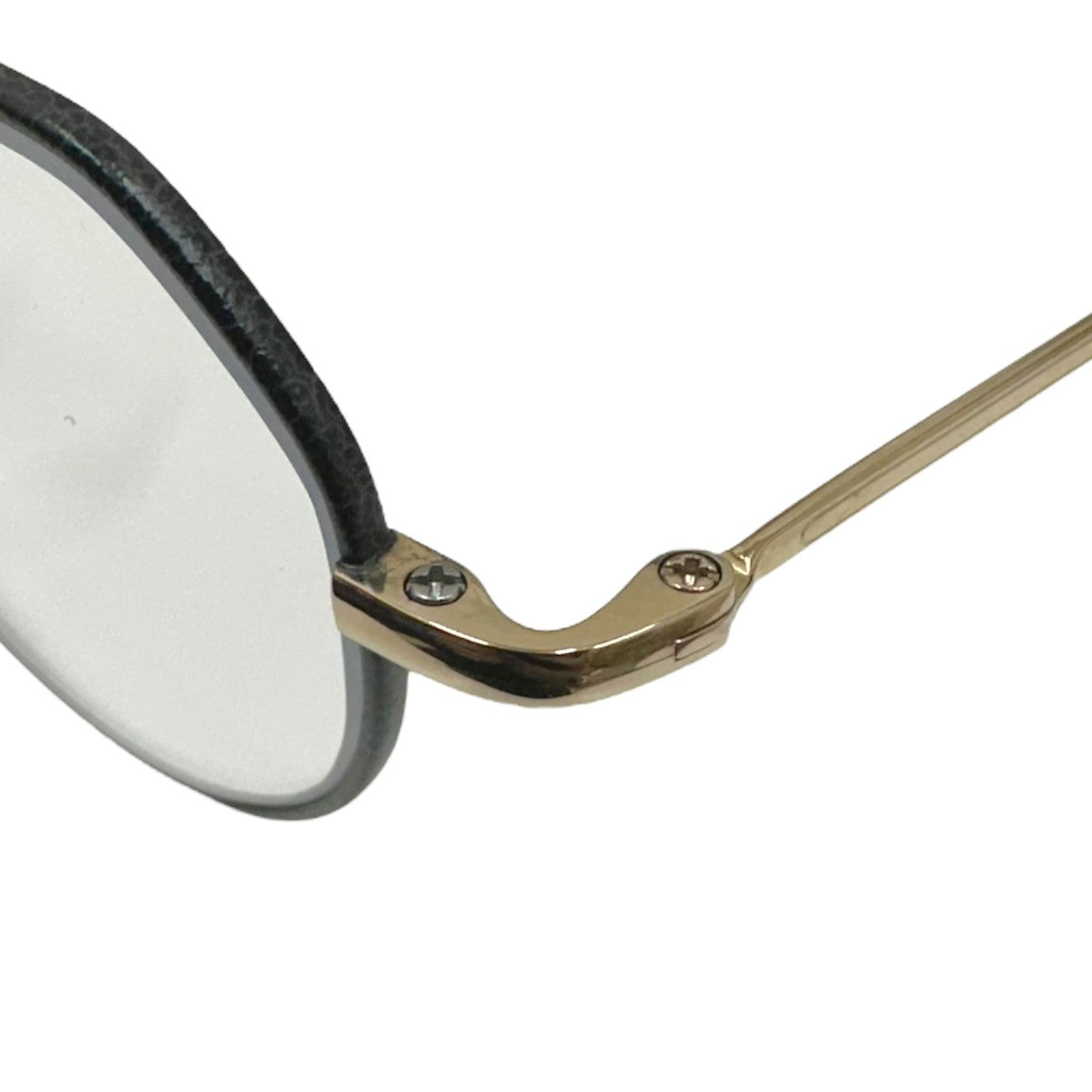 金子眼鏡(カネコメガネ) 眼鏡KV-71 KV-71 ブラック×ゴールド サイズ 44