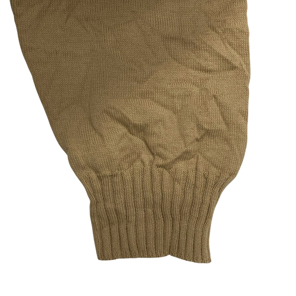 AURALEE(オーラリー) WRINKLED DRY COTTON KNIT P Oクルーネックニット