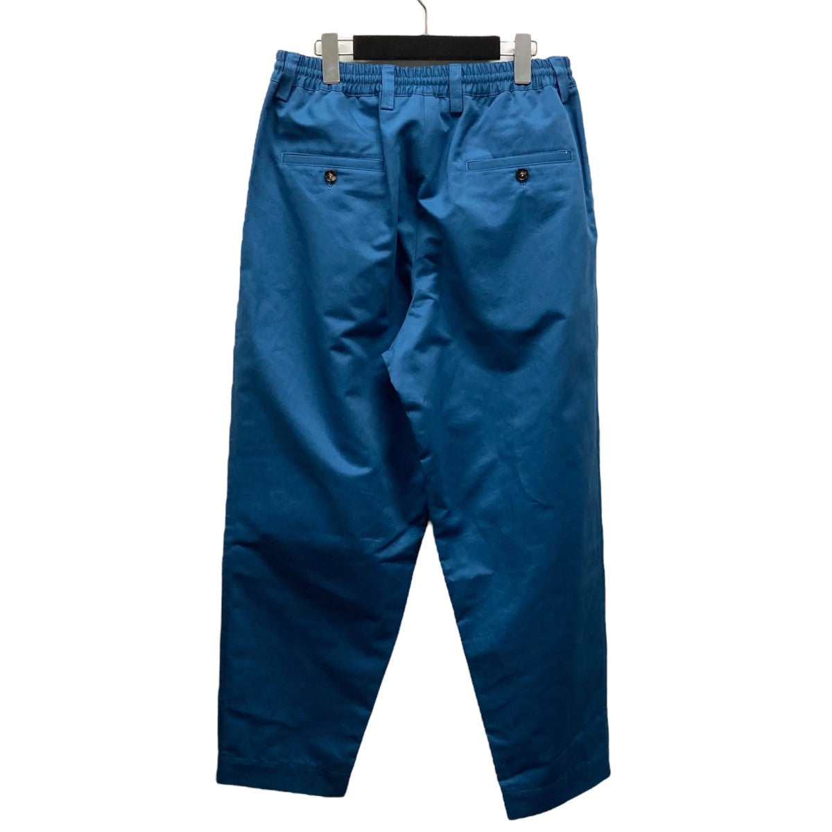 未使用級タグ付き★MARNI 24SS ウエストロゴ スラックスパンツ 紺 46 未使用級タグ付き☆MARNI 24SS ウエストロゴ スラックスパンツ 紺 46