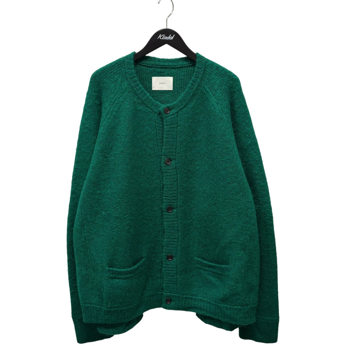 トップス 22aw stein kid mohair cardigan ST.445 stein | シュタイン KID MOHAIR CARDIGAN(DARK NAVY