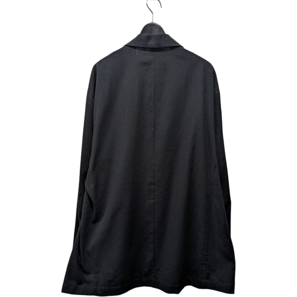 stein ノーカラージャケット S ブラック stein（シュタイン）2021AW 21AW NO COLLAR MELTON JACKET ノー