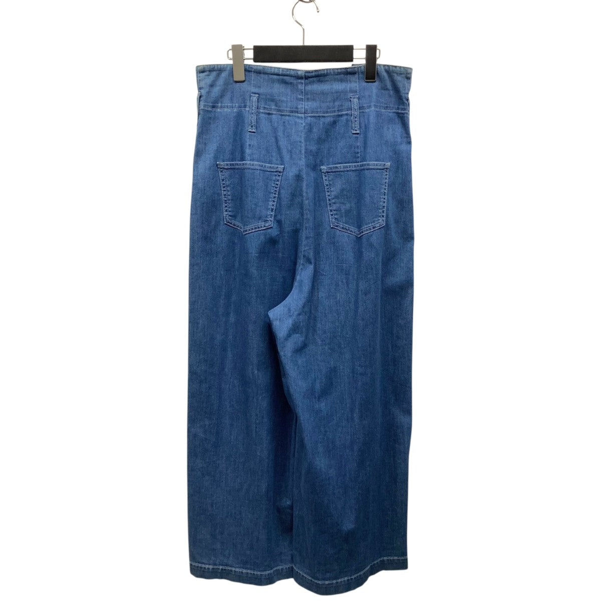 ステラマッカートニー トロピカル ウール NAVY パンツ 34 XXS