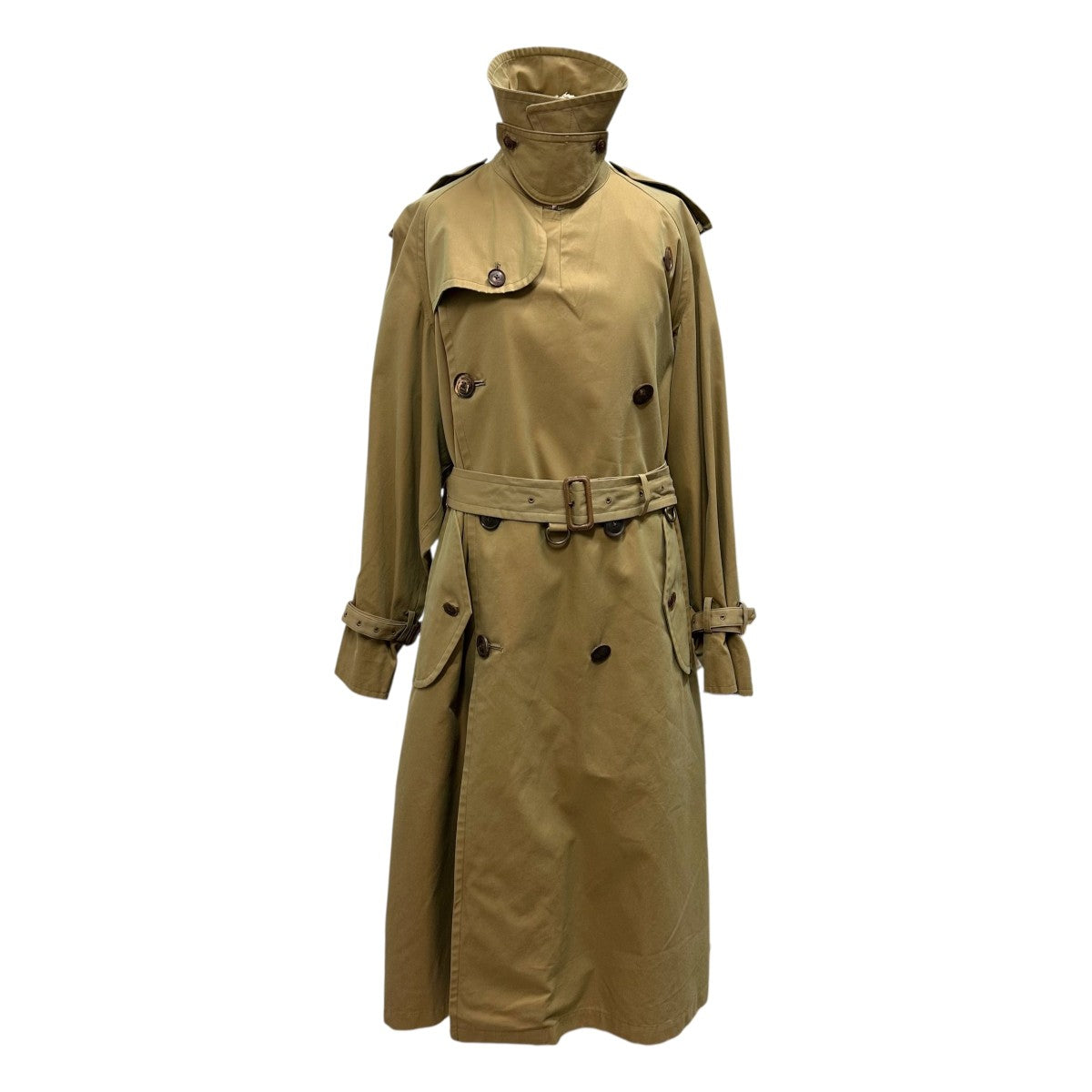 ジャケット・アウター 20ss AURALEE Finx big trench coat size:3 Auralee Finx Gabardine Trench Coat Black at CareOfCarl.com