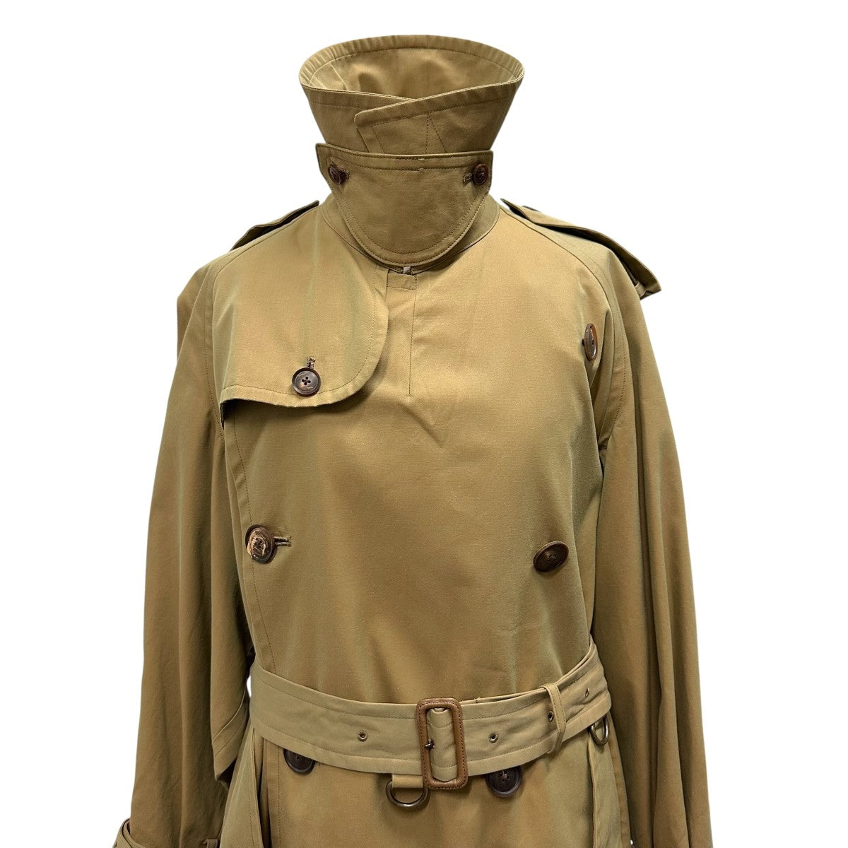 AURALEE(オーラリー) FINX CHAMBRAY BIG TRENCH COATトレンチコート