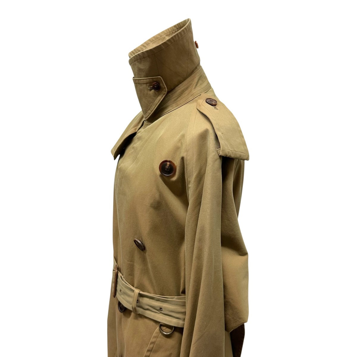 AURALEE(オーラリー) FINX CHAMBRAY BIG TRENCH COATトレンチコート