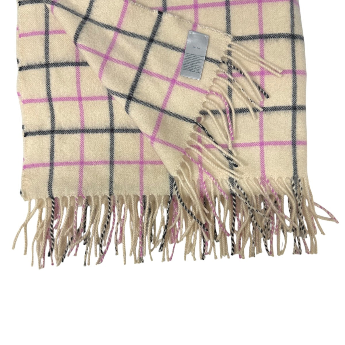 JOHNSTONS OF ELGIN×Drawer 別注 大判ストールカシミヤストール6536