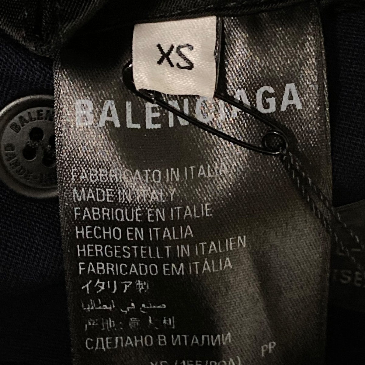 BALENCIAGA 23SSOversize Tailored Blazer Jacketテーラードジャケット725139 古着・中古-7枚目のアイテム画像