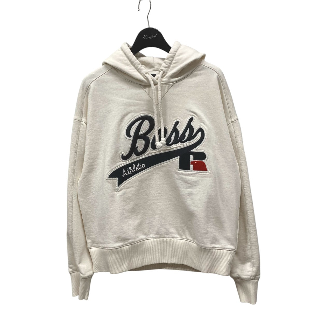 BOSS HUGO BOSS×RUSSELL ATHLETIC パーカー アイボリー サイズ BOSS HUGO BOSS×RUSSELL ATHLETIC パーカー アイボリー サイズ