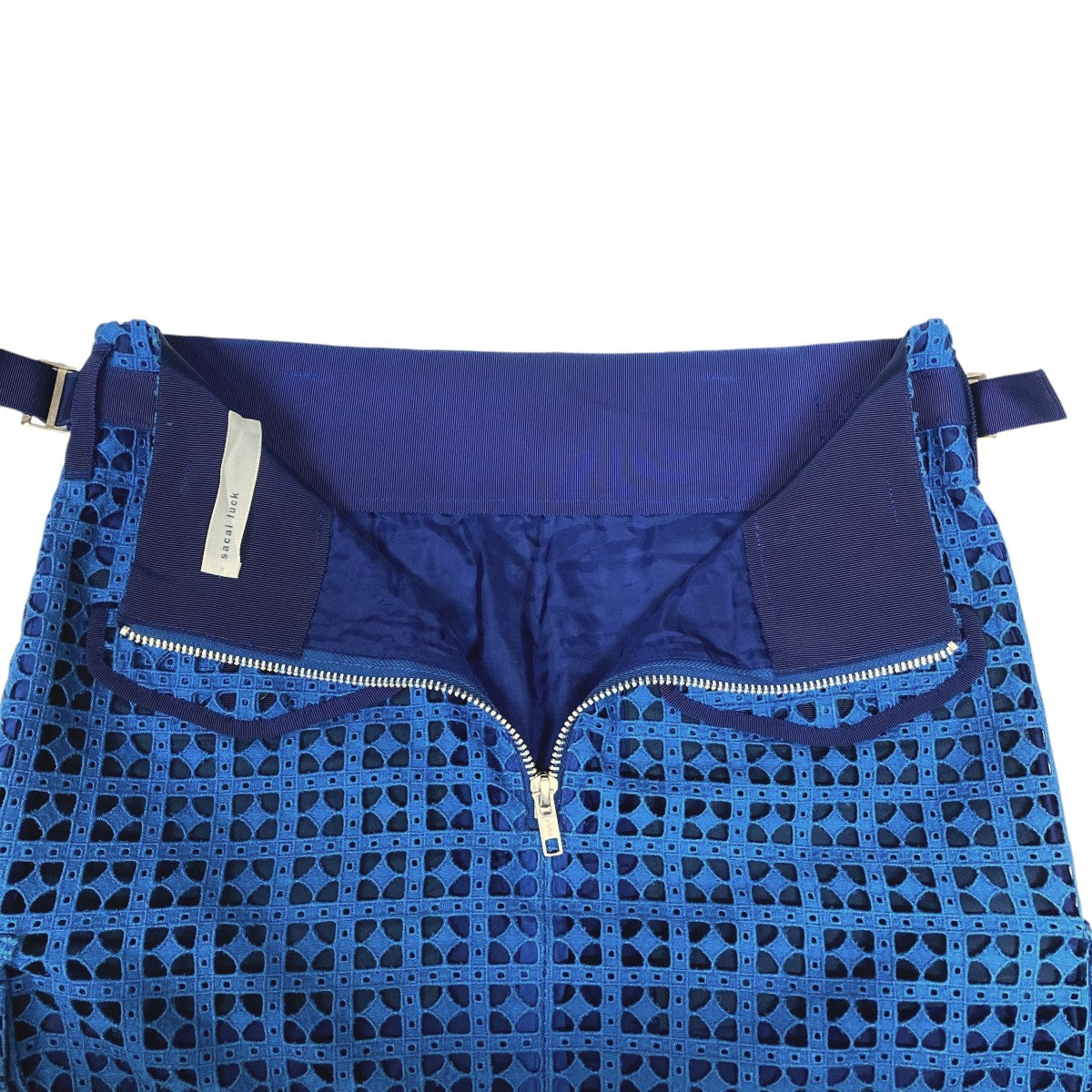 sacai luck(サカイラック) プリーツラップカットワークスカート