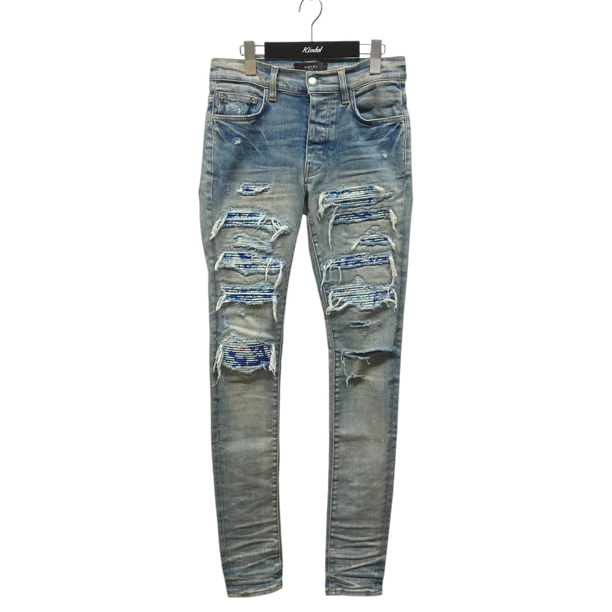 AMIRI TIE DYE BANDANA THRASHER JEANデニムパンツ841 古着・中古-1枚目のアイテム画像