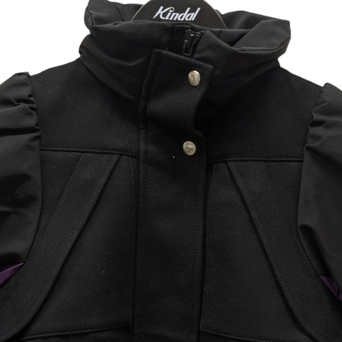 新品タグ✨サカイ　ウールメルトングログランブルゾン　21AW 定価14.5万円 サカイ 21AW ウールメルトン × グログランブルゾン / ジャケット