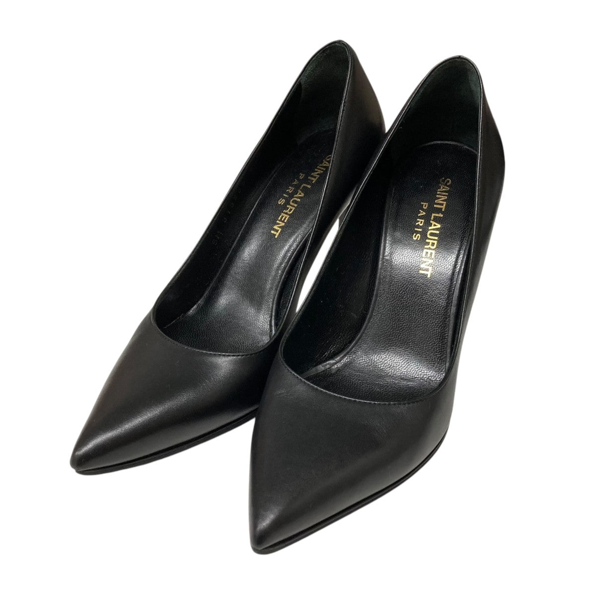 Saint Laurent Paris ポインテッドトゥ ヒールパンプス 古着・中古-1枚目のアイテム画像