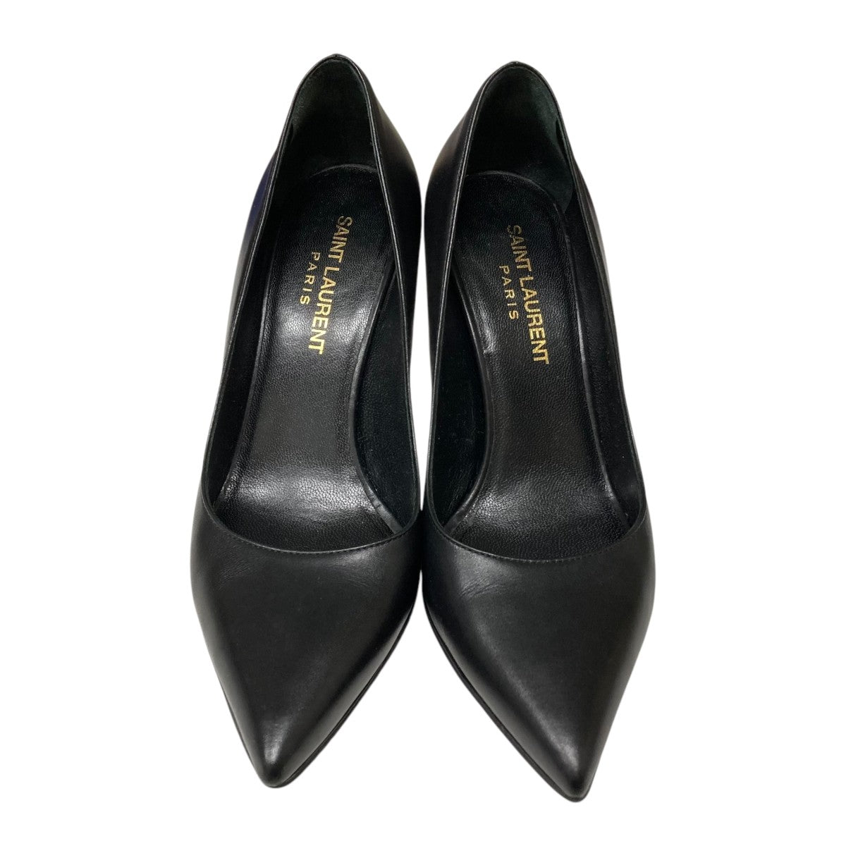 Saint Laurent Paris ポインテッドトゥ ヒールパンプス 古着・中古-2枚目のアイテム画像
