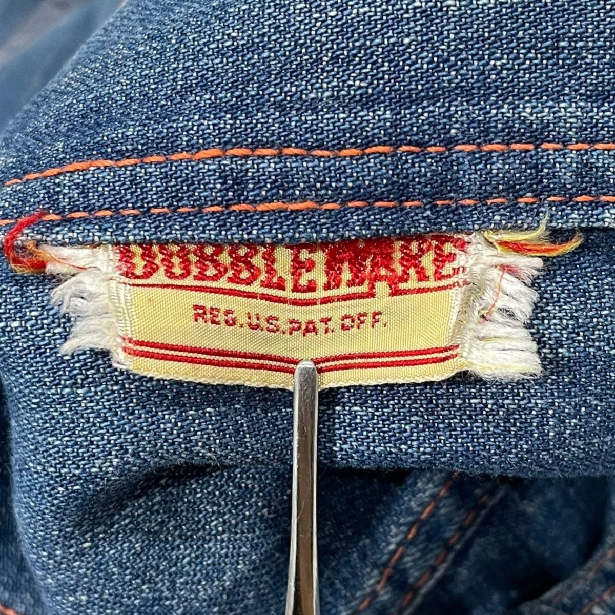 DUBBLE WARE 30s-50s デニムランチパンツ 古着・中古-10枚目のアイテム画像
