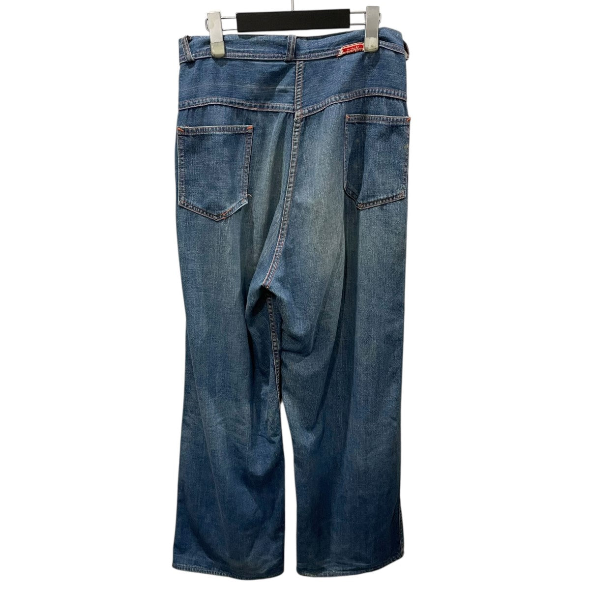 40s ペインターパンツ ストア サンフォライズド 濃紺 デニム ランチパンツ 40's VINTAGE SANFORIZED DENIM PAINTER PANTS/40年代