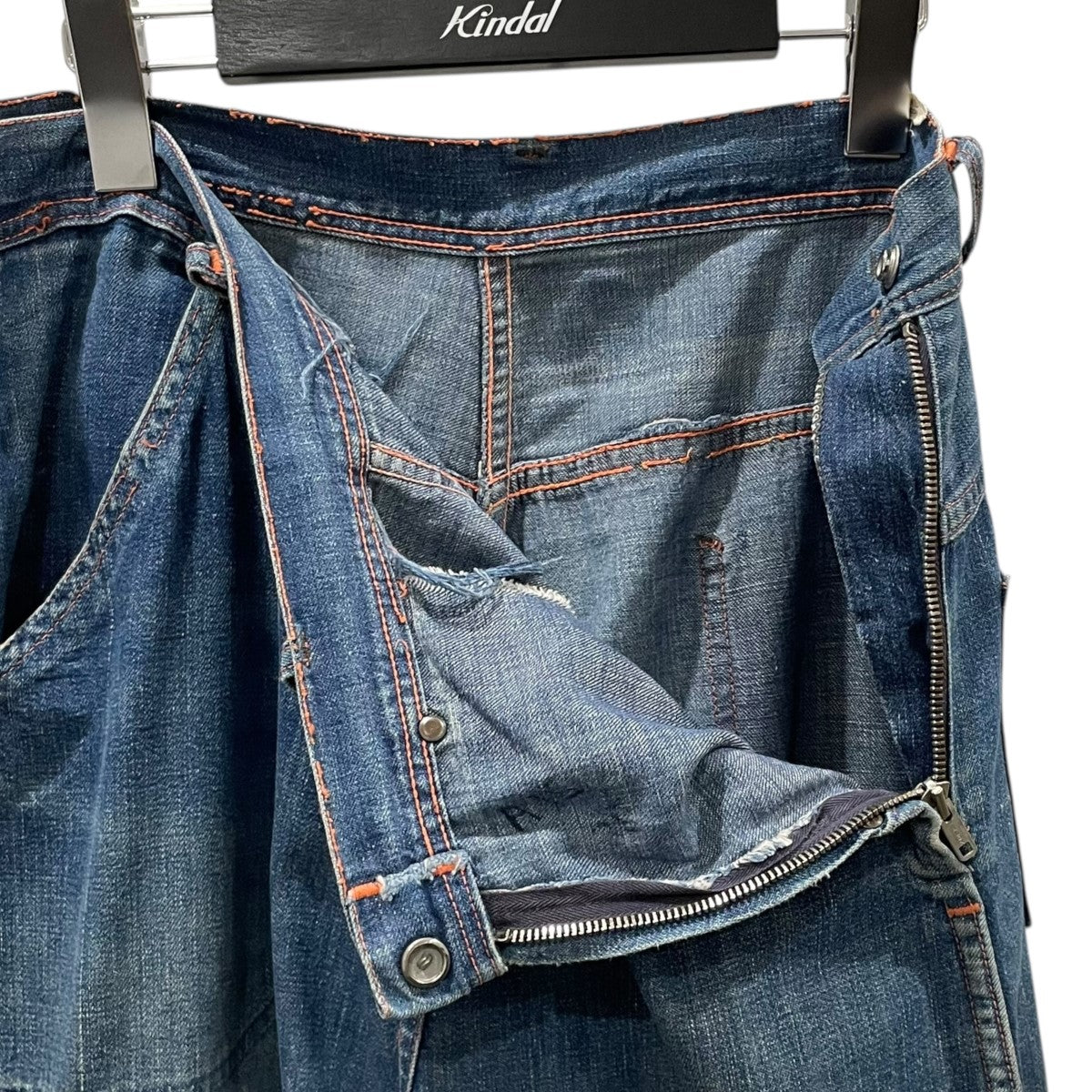 DUBBLE WARE 30s-50s デニムランチパンツ 古着・中古-3枚目のアイテム画像