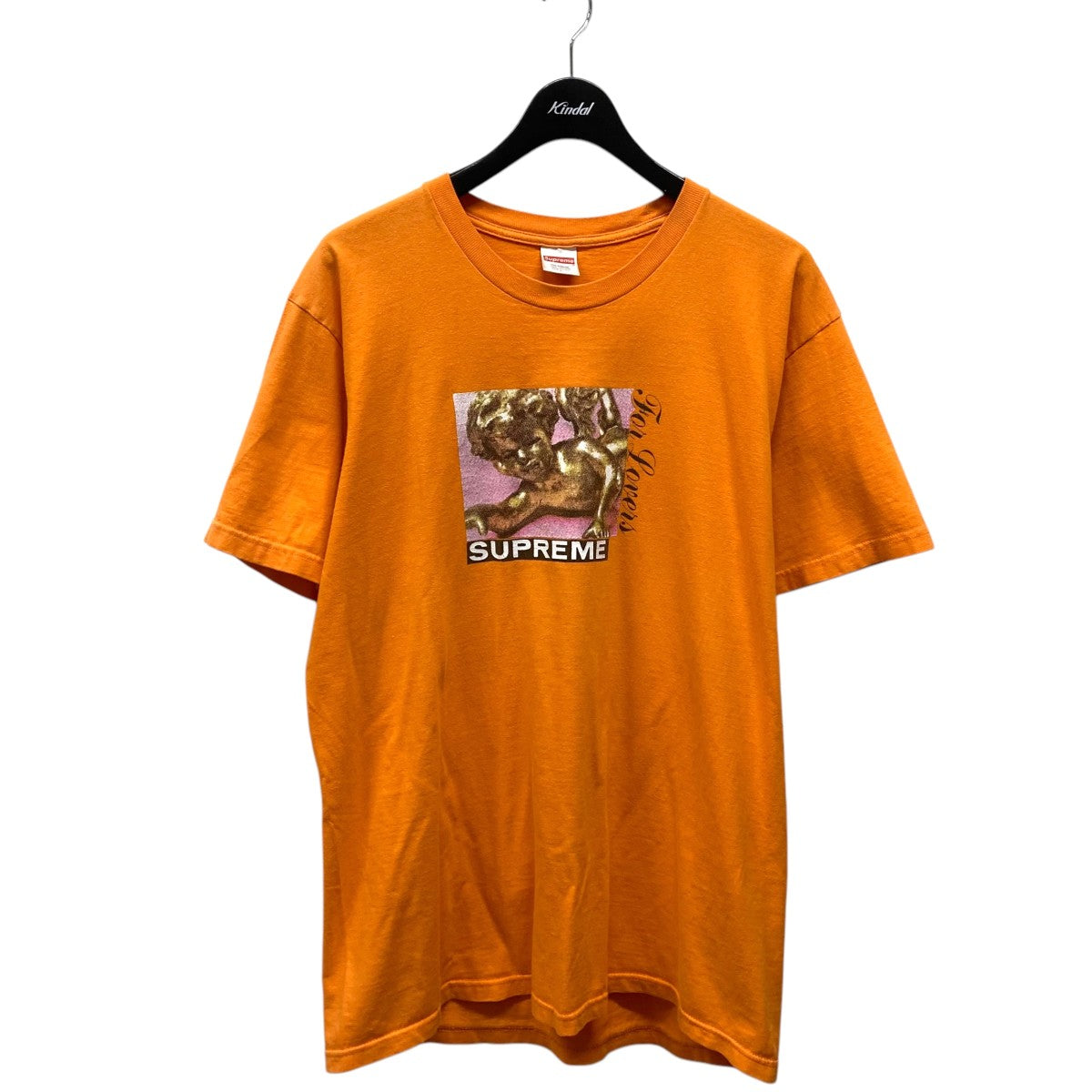 Supreme(シュプリーム) LOVERS TEETシャツ オレンジ サイズ L