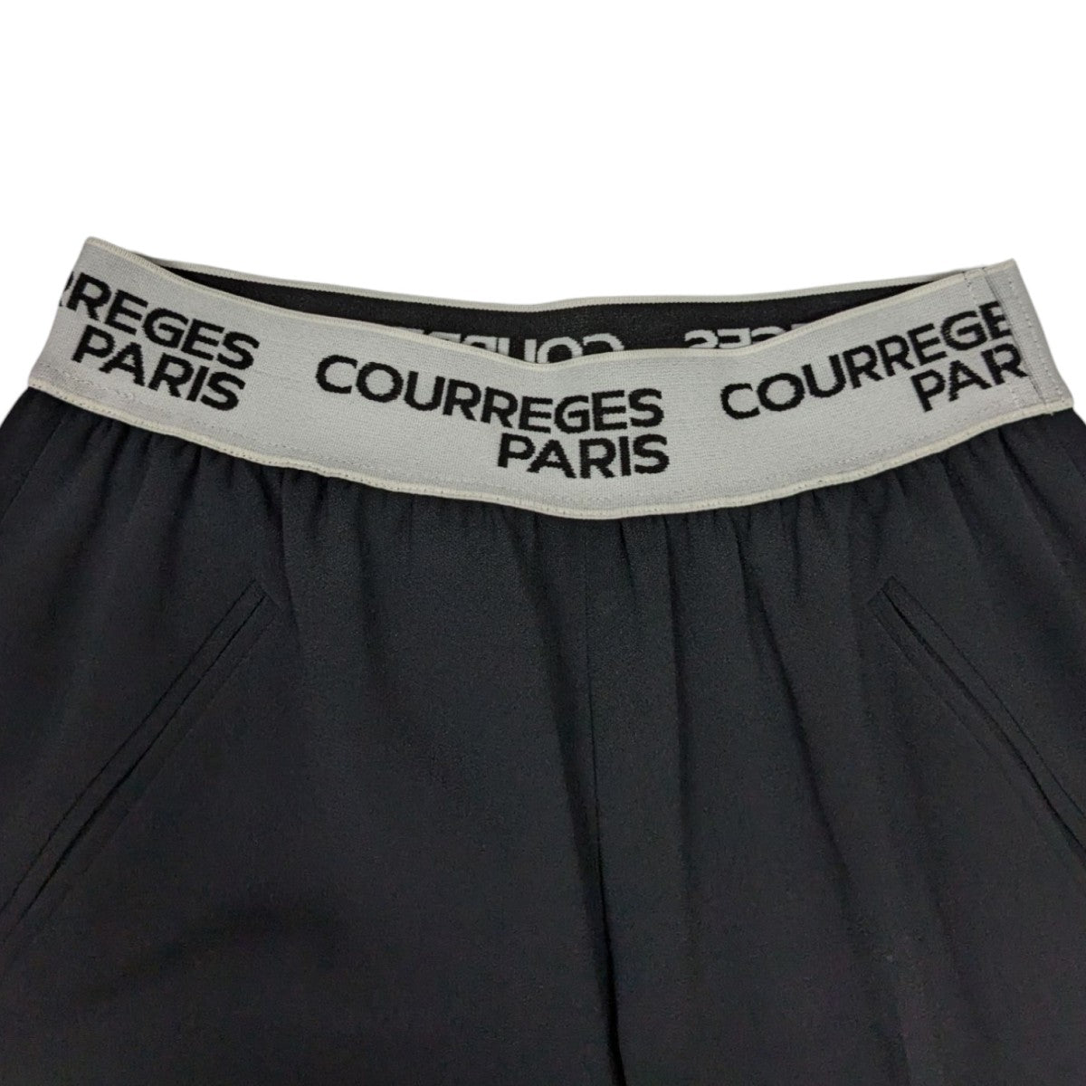 courreges クレージュ パンツ courreges(クレージュ) イージーパンツ ブラック サイズ 36｜【公式