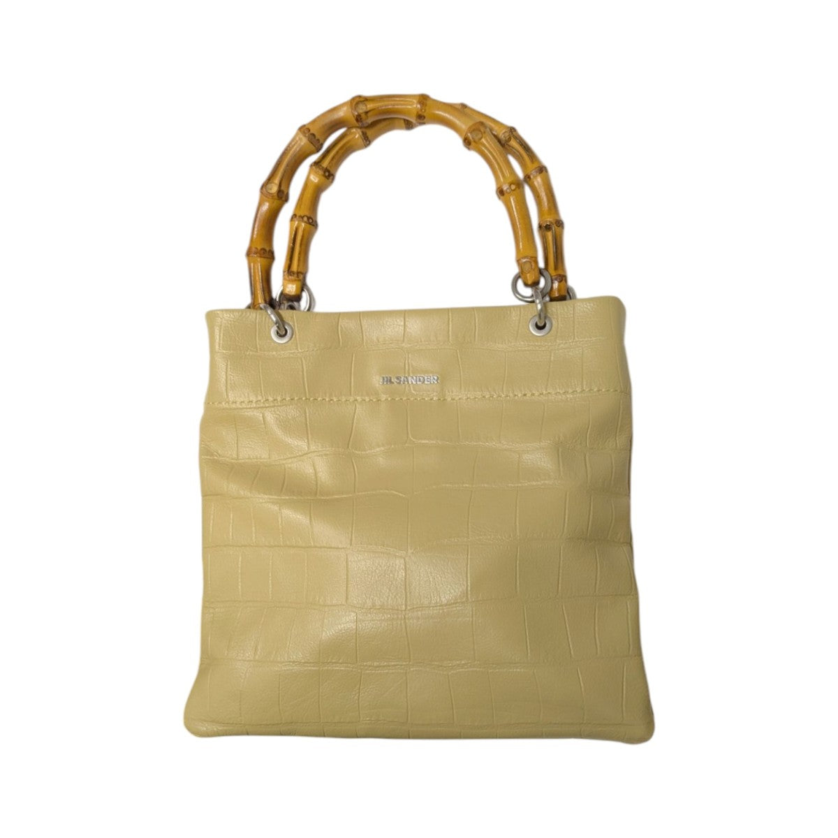 JIL SANDER BAMBOO SHOPPERハンドバッグJ07WC0019 古着・中古-1枚目のアイテム画像