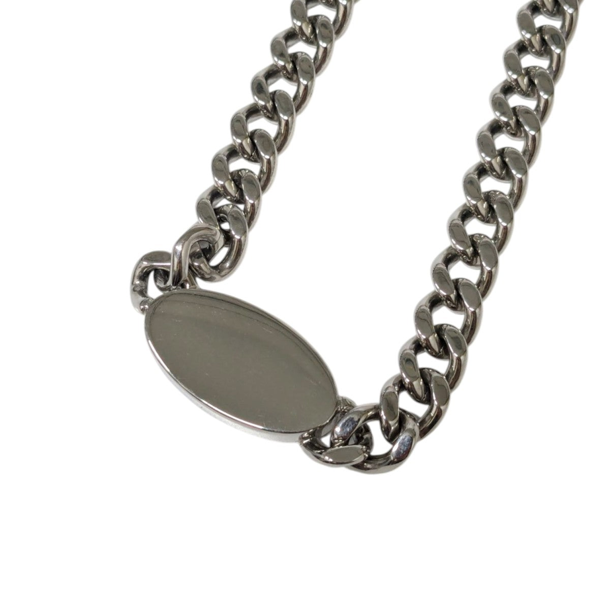 えんじぇる DIESEL(ディーゼル) チェーンネックレス シルバー×レッド
