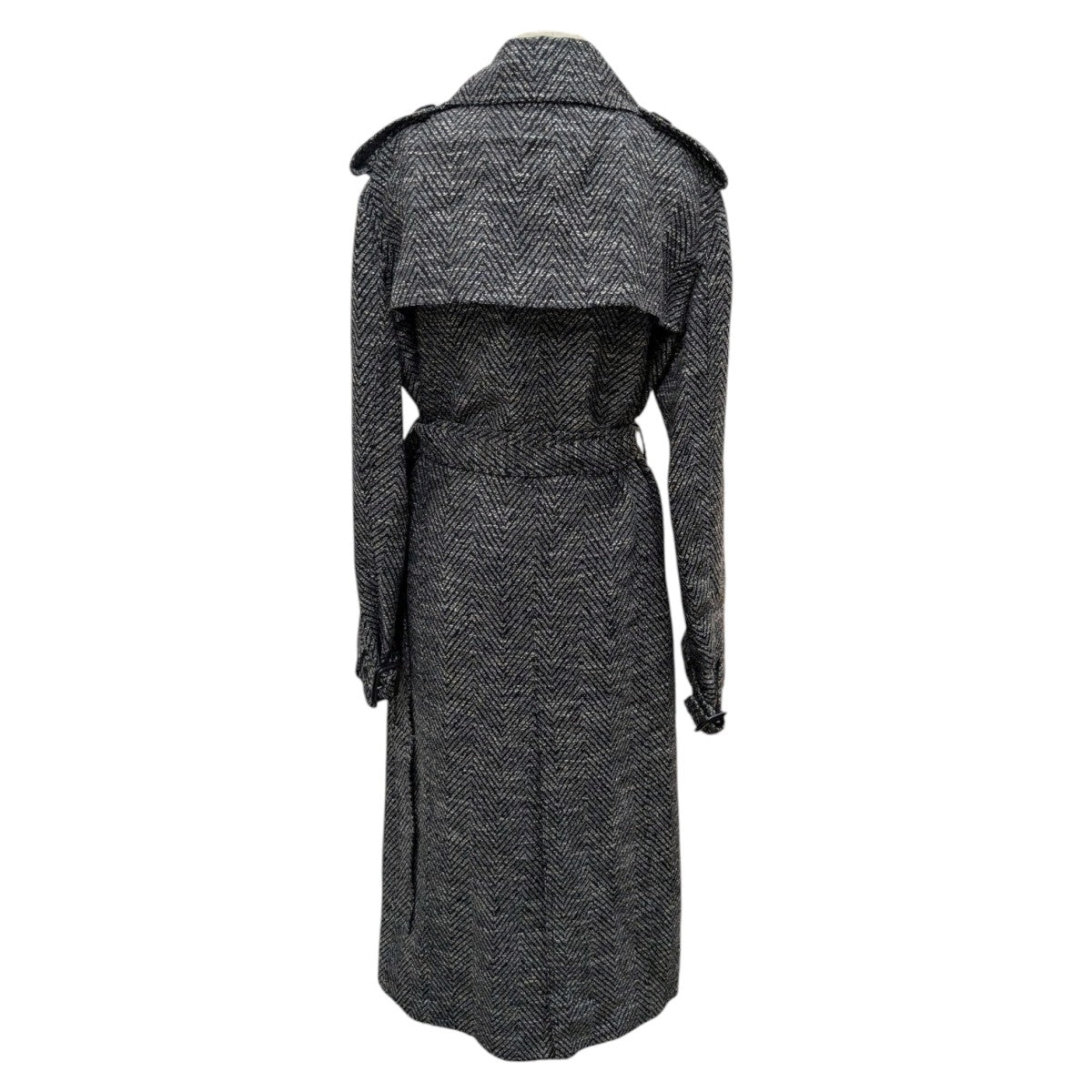 美品 CELINE フィービー期 ロングコート 42 ウール メルトン ネイビー CELINE / セリーヌ | フィービー期 エッグクロンビーコート / 総